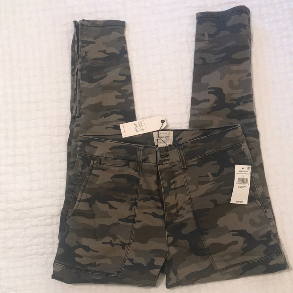 Sanctuary skinny camo jeans